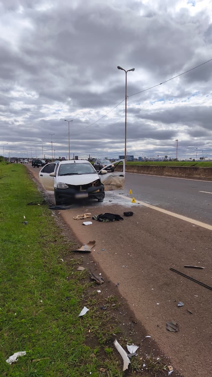 Recargaba combustible al costado de la ruta, fue embestido y sufrió severas quemaduras 2